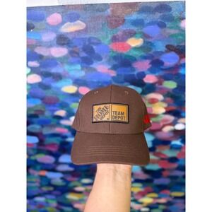 The Home Depot Team Depot Brown Snapback Hat ABB Side Logo Baseball Cap Mens